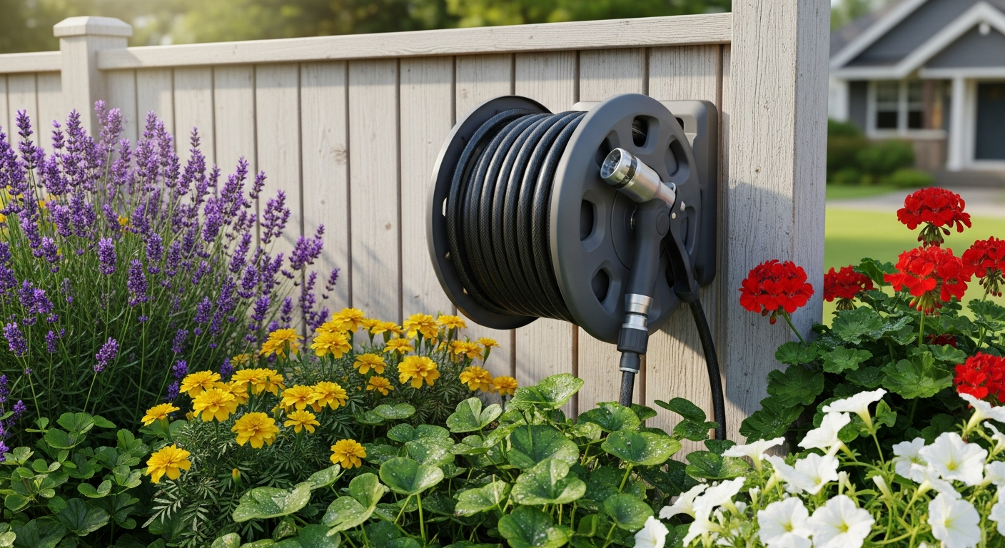 Stop Wrestling With Your Garden Hose: The Giraffe Tools Retractable Garden Hose Reel Transforms Yard Work in 2026