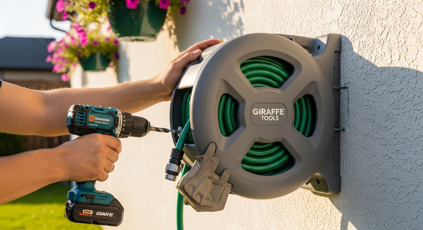 How to Install and Maximize Your Giraffe Tools Retractable Garden Hose Reel: A Homeowner’s Setup Guide