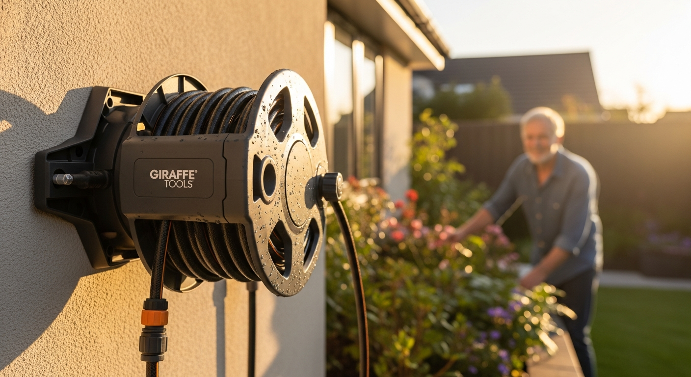 Stop Struggling With Tangled Hoses: How the Giraffe Tools Retractable Garden Hose Reel Transforms Yard Work