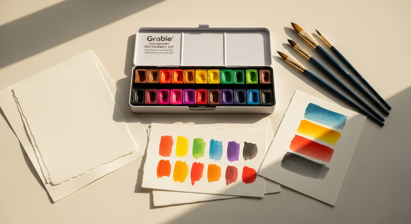 Budget-Friendly Watercolor Painting: Why Artists Choose the Grabie 100 Colors Watercolor Paint Set