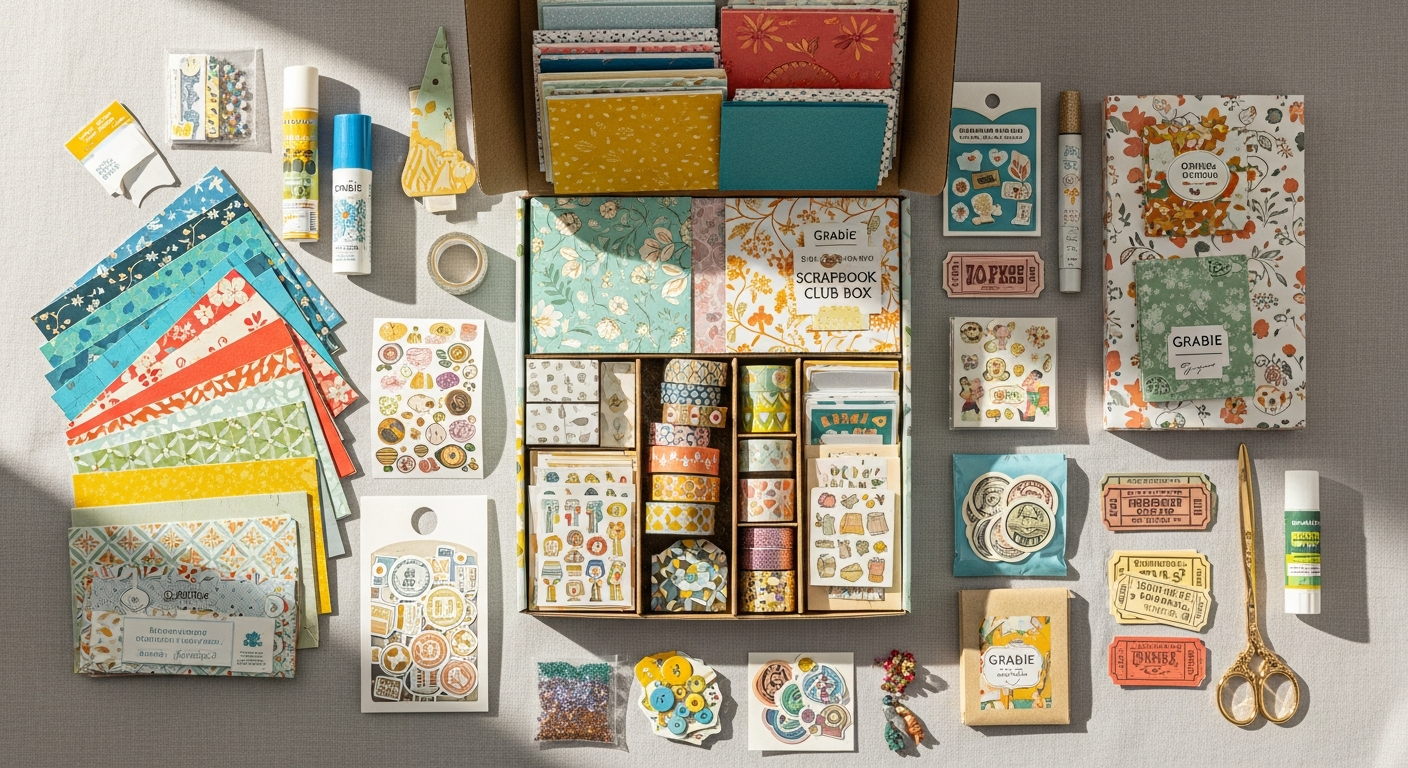 Mystery Box Magic: Why the Grabie Scrapbook Club Box Solves Your Creative Supply Chaos