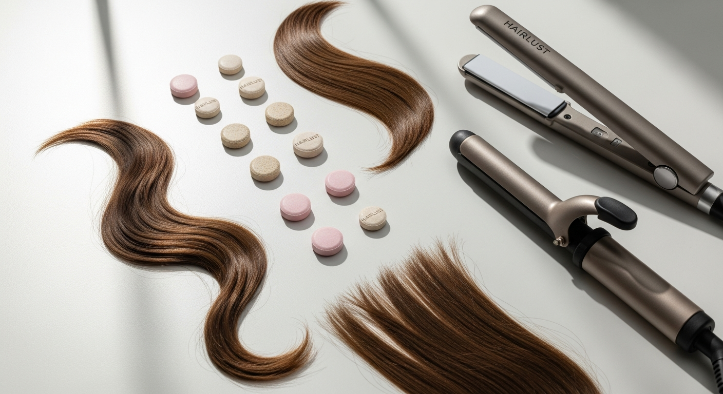 Can HairLust Hair Formula Tablets for Women Reverse Heat Styling Damage? Science-Backed Results