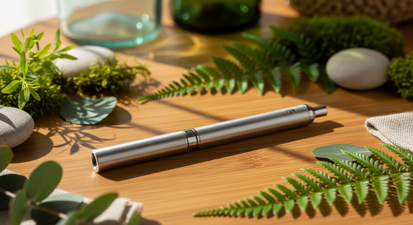 Happy420 10HC Sour Tangie reusable vape pen with ceramic heating and eco-friendly design
