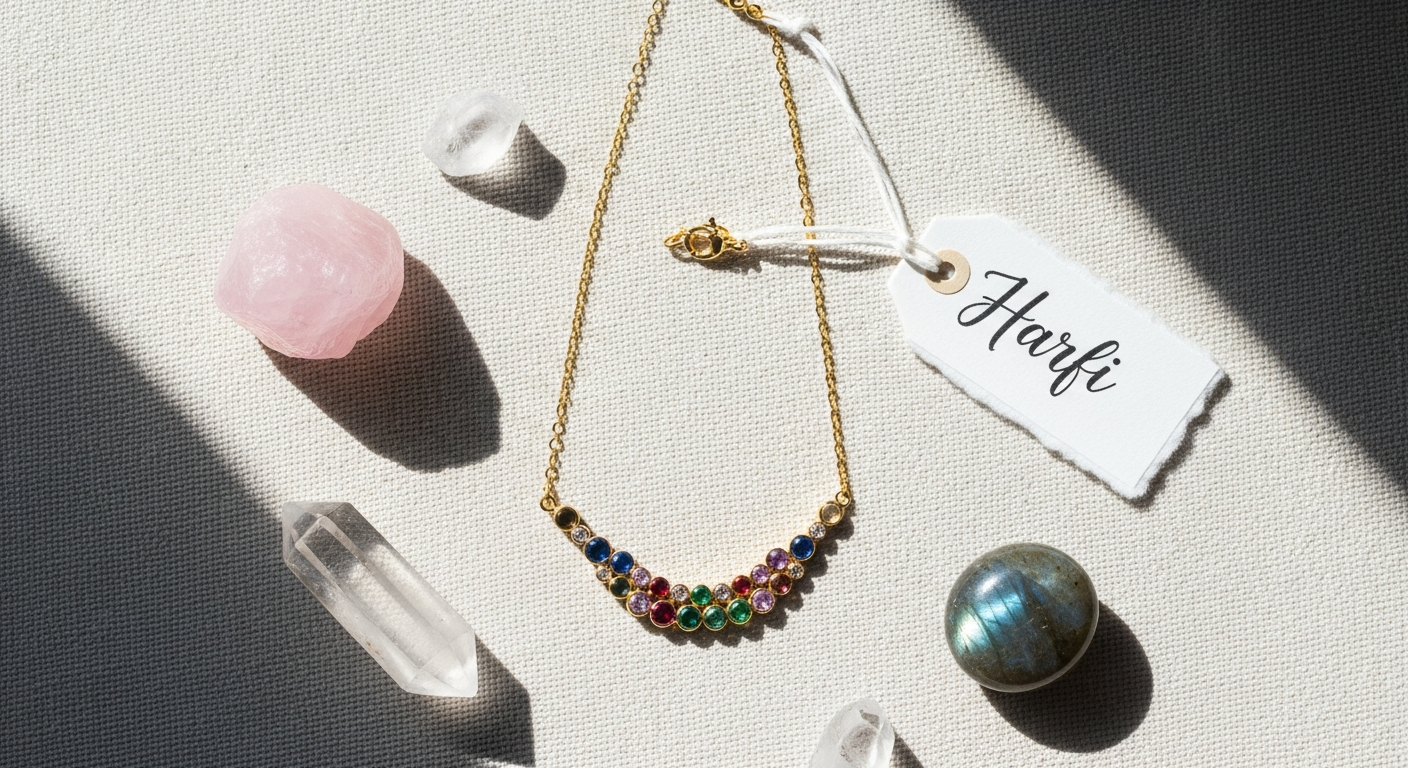 Why the Harfi Rainbow Multi Gemstone Gold Necklace Is the Ultimate Ethical Luxury Gift