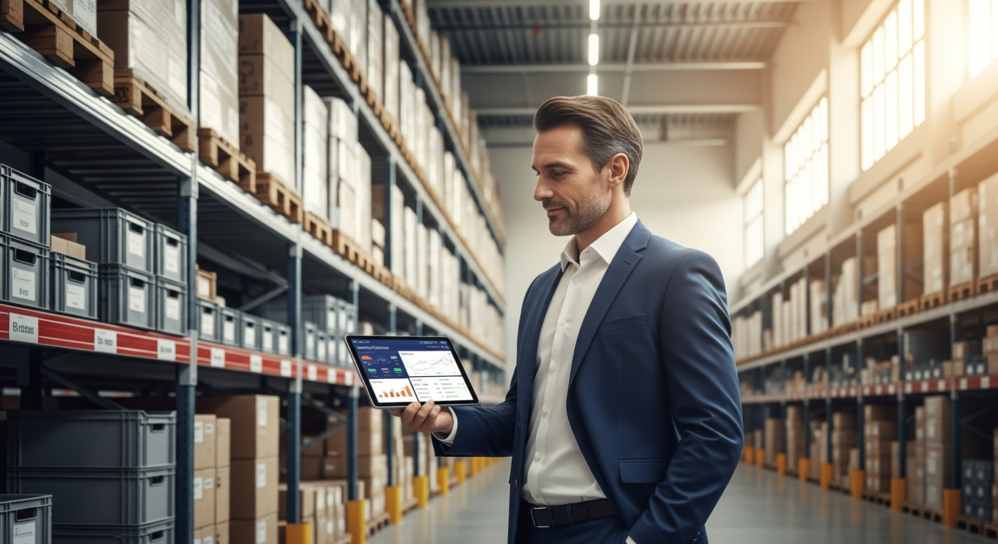 Logistik Heute Magazine cover showcasing supply chain insights for warehouse and procurement leaders