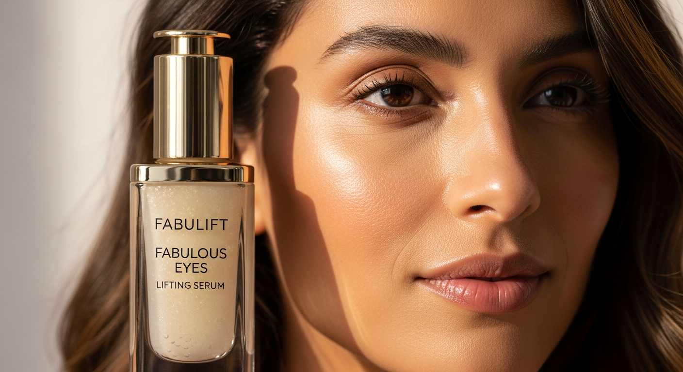 Fabulift Fabulous Eyes Lifting Serum bottle with visible lifting and anti-wrinkle benefits for under-eye area
