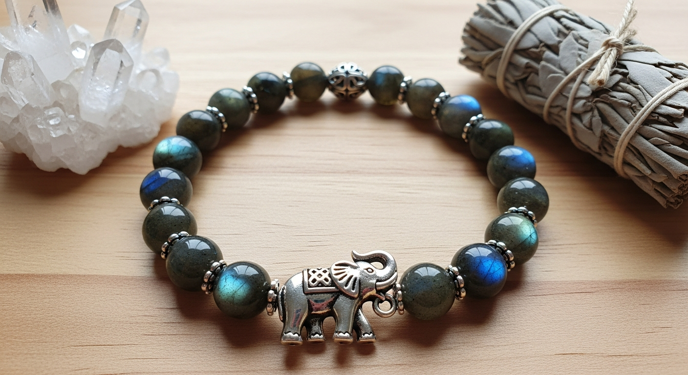 Mind Nourisher Labradorite Elephant Bracelet: Spiritual Protection Meets Timeless Symbolism in 2026