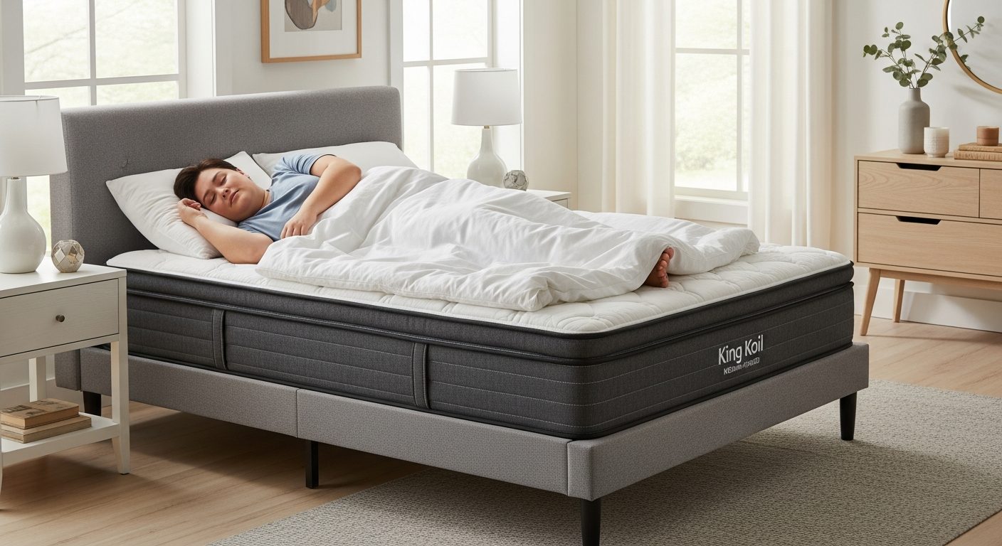Why Heavier Sleepers Choose the King Koil Xtended Life Medium Hybrid Mattress for Long-Term Support