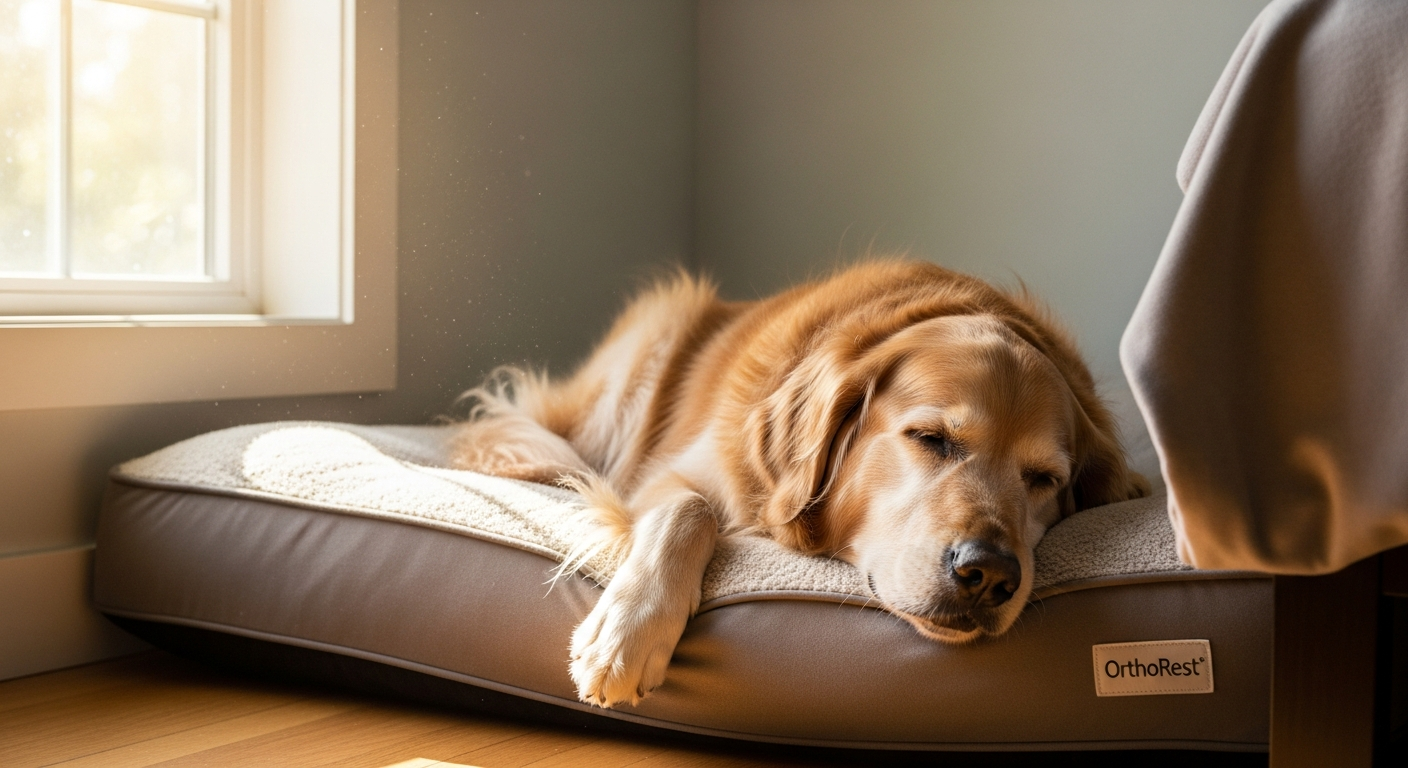 Senior Dogs Deserve Better Sleep: Why the Knuffelwuff Orthopedic Dog Bed Madison Is a Game-Changer for Aging Pups