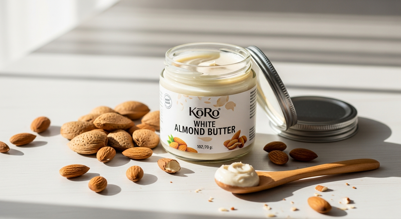 KoRo White Almond Butter 500g: The Plant-Based Protein Powerhouse for Every Kitchen