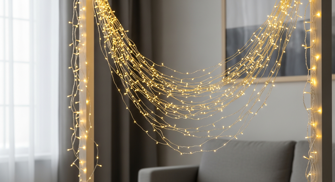 Lumineo Twinkle Micro-LED String Lights: 567 Warm White LEDs with Smart Timer & 8 Twinkle Modes