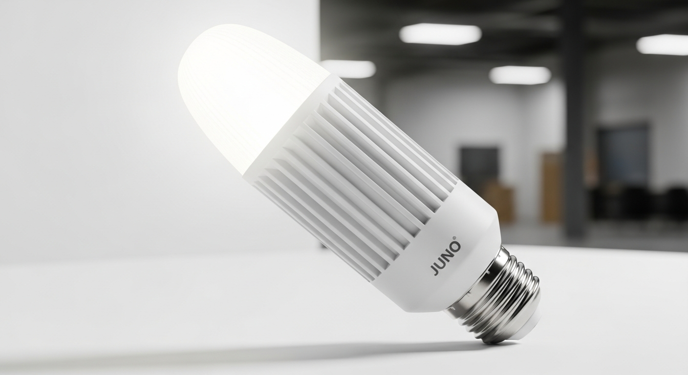 JUNO LED 27W E27 4000K Corn Lamp: High-Output Commercial Lighting Solution
