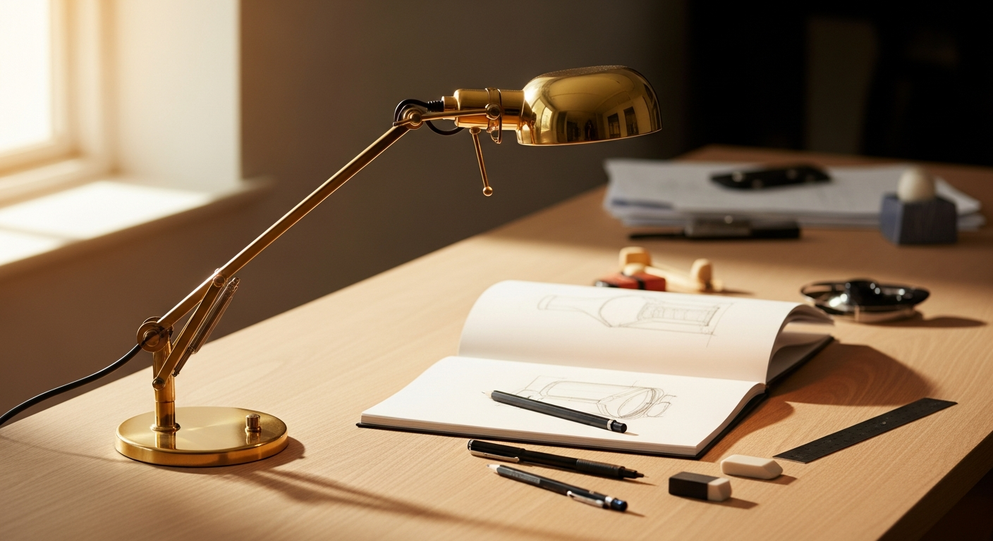 Why Design Professionals Choose the Anglepoise Original 1227 Brass Desk Lamp for Creative Workspaces