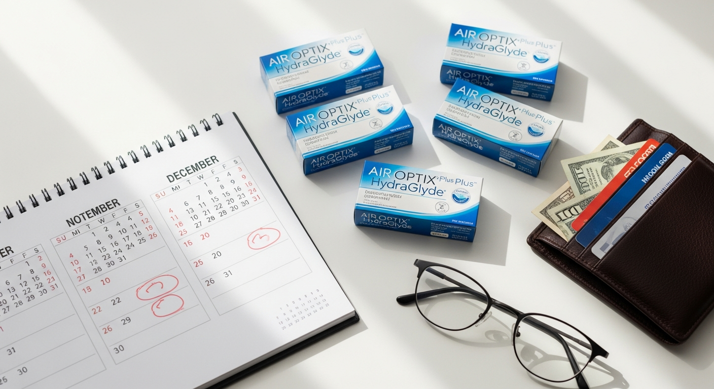 Air Optix Plus HydraGlyde Monthly Lenses: The Budget-Conscious Wearer’s Guide to 3-Month Comfort