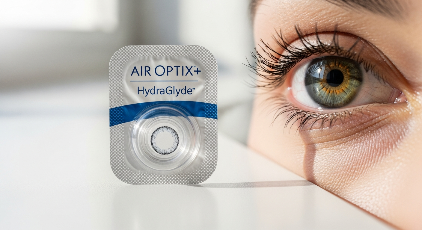 Air Optix plus HydraGlyde Monthly Contact Lenses: Extended Wear Comfort for Dry Eye Sufferers