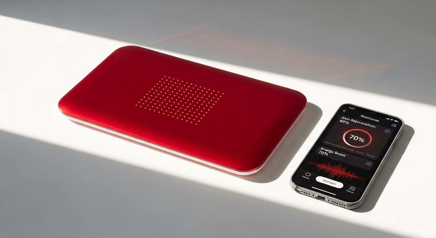 LumyHealth Red Light Therapy Pad medical-grade device with dual-wavelength LED technology for home wellness