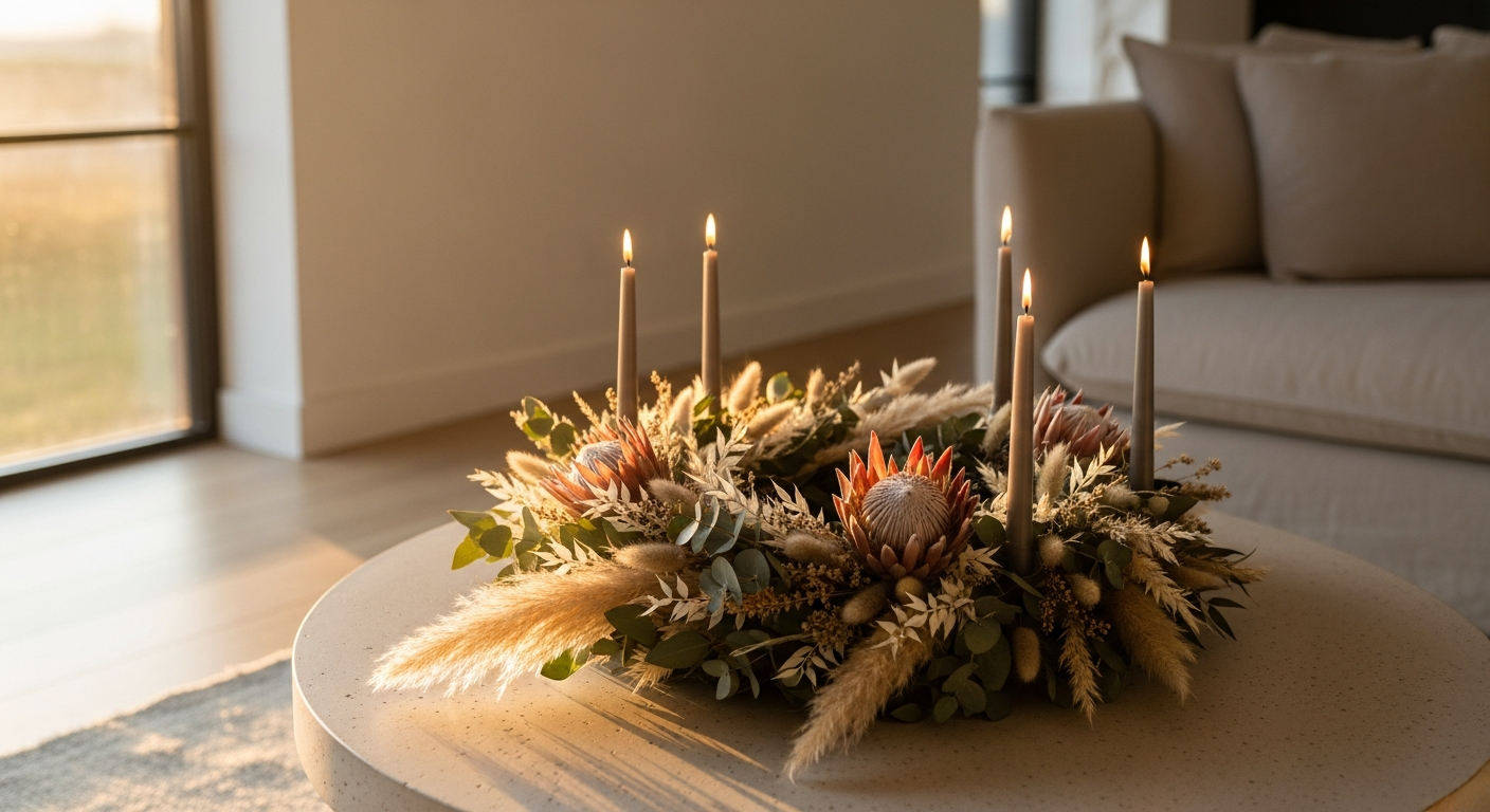 Beyond the Holidays: How the Adventskranz Trockenblumen Signature Transforms Every Room Year-Round