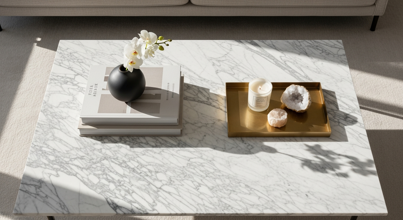 Solange Marble Coffee Table by Maisons du Monde: Luxury Design Investment Guide