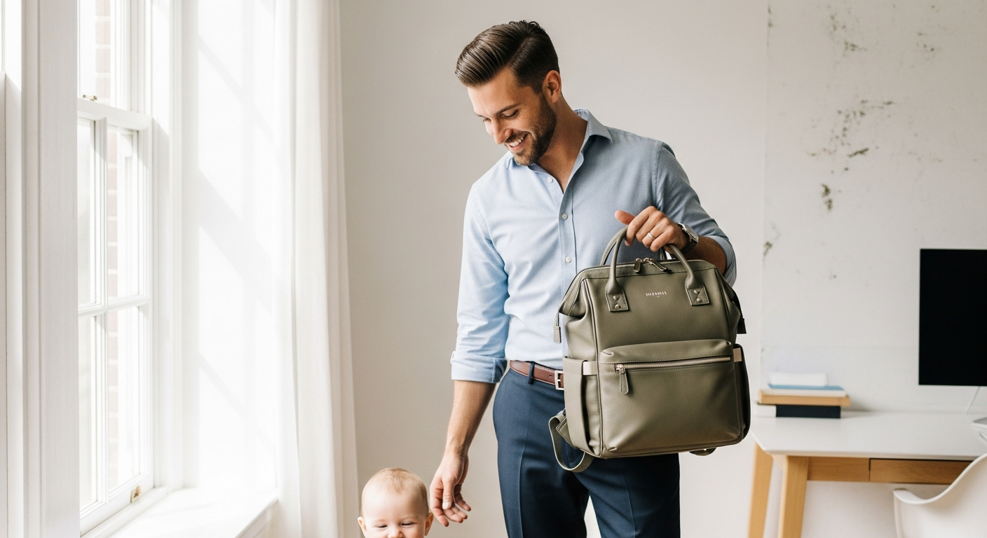 Why Modern Dads Are Choosing the MIMMTI 2.0 Vegan Leather Diaper Backpack Over Traditional Bags