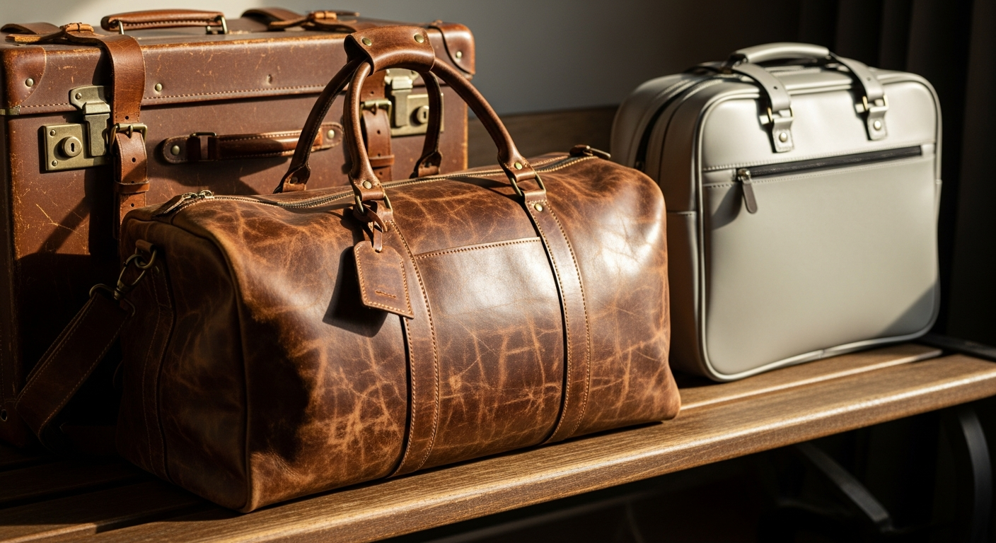 Why Full Grain Buffalo Leather Duffle Travel Bags Age Better Than Synthetic Alternatives