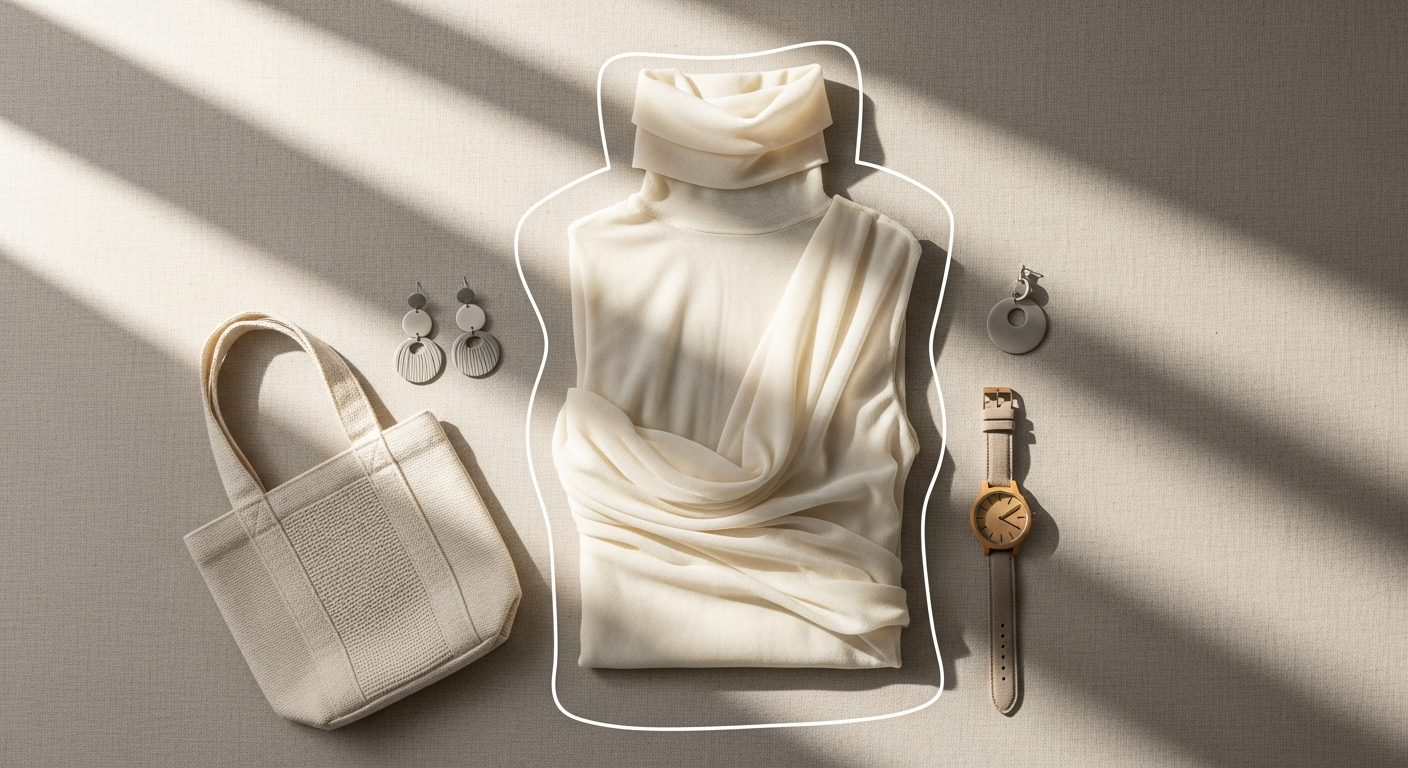 Marcella Eloise Sheer Turtleneck Top: The Ethical Basics Essential for Conscious Fashion Lovers