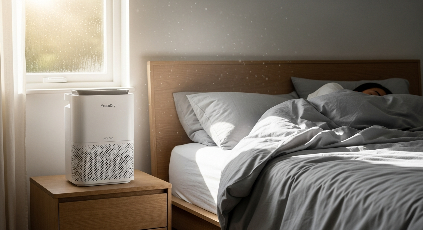 How the MeacoDry Arete One Dehumidifier Air Purifier Solves Bedroom Dampness and Sleep Disruption
