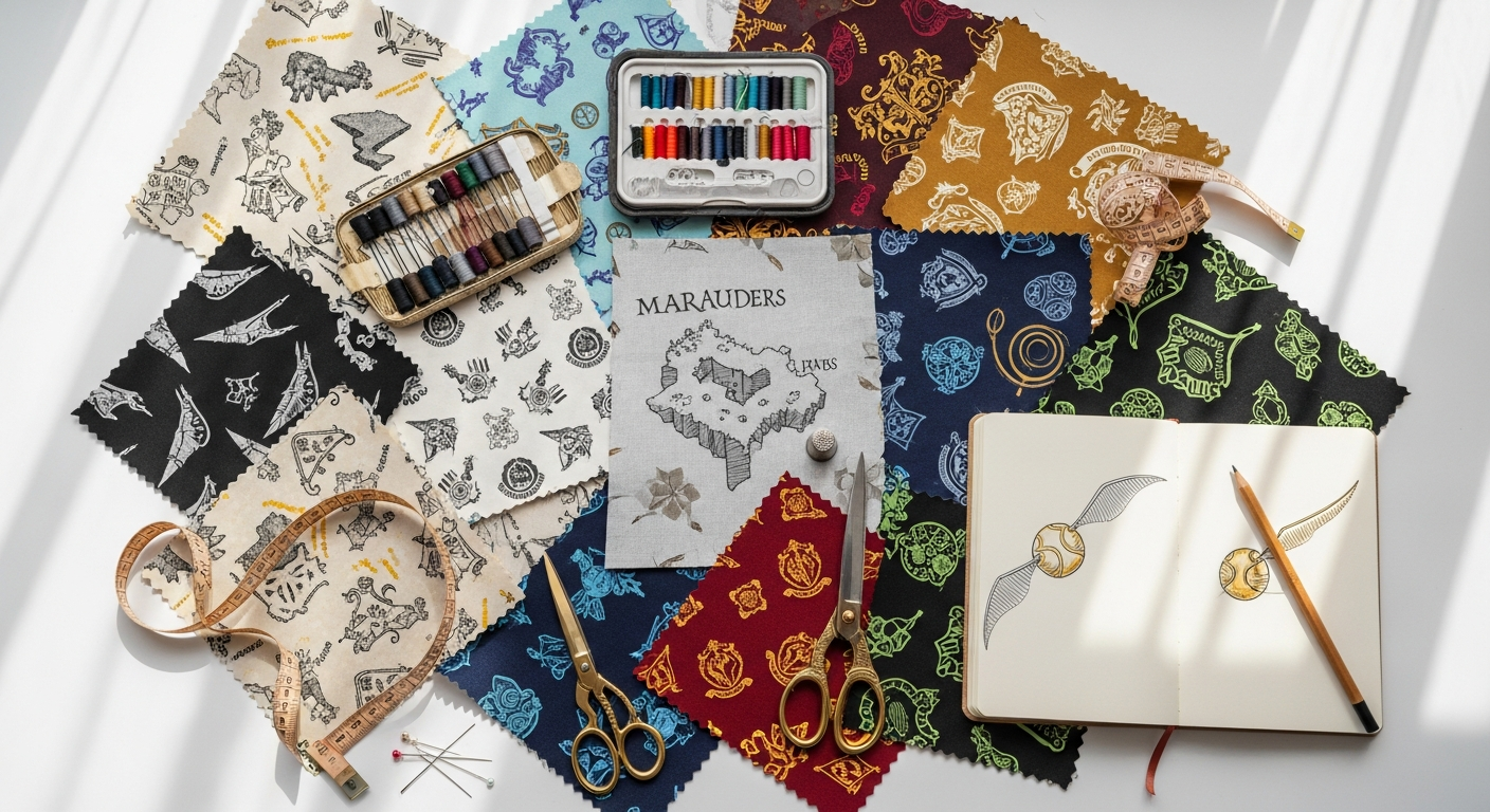 Harry Potter Multicoloured Cotton Fabric: The Ultimate Guide for Themed Sewing Projects in 2026