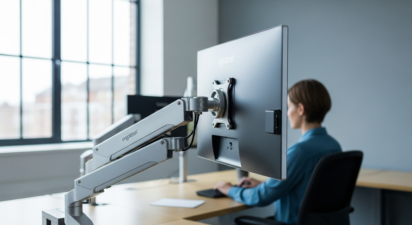 Ergotron LX Desk Monitor Arm: Eliminate Neck Pain and Boost Productivity