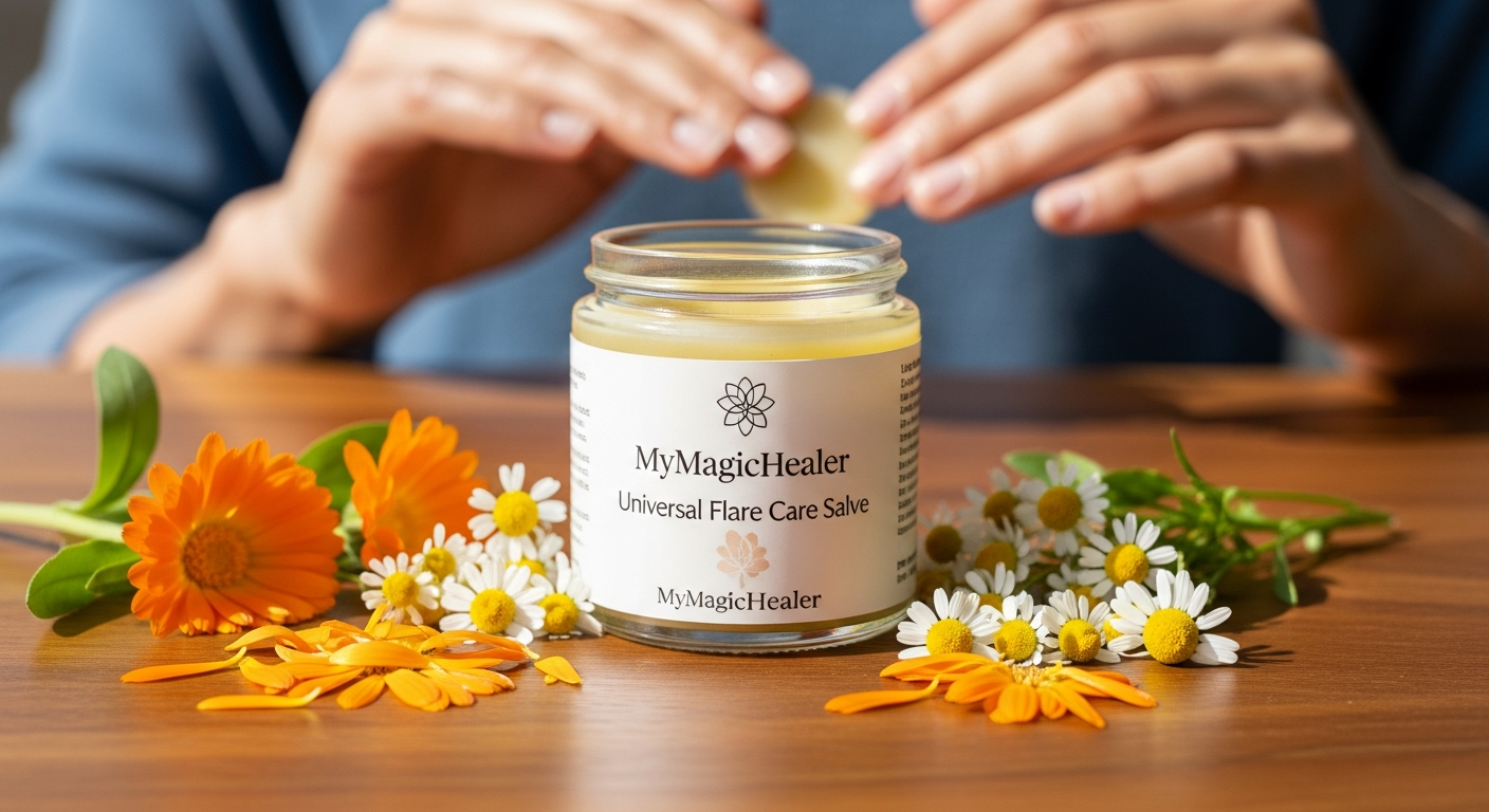 MyMagicHealer Universal Flare Care Salve for Skin Relief: Natural Solution for Chronic Skin Conditions