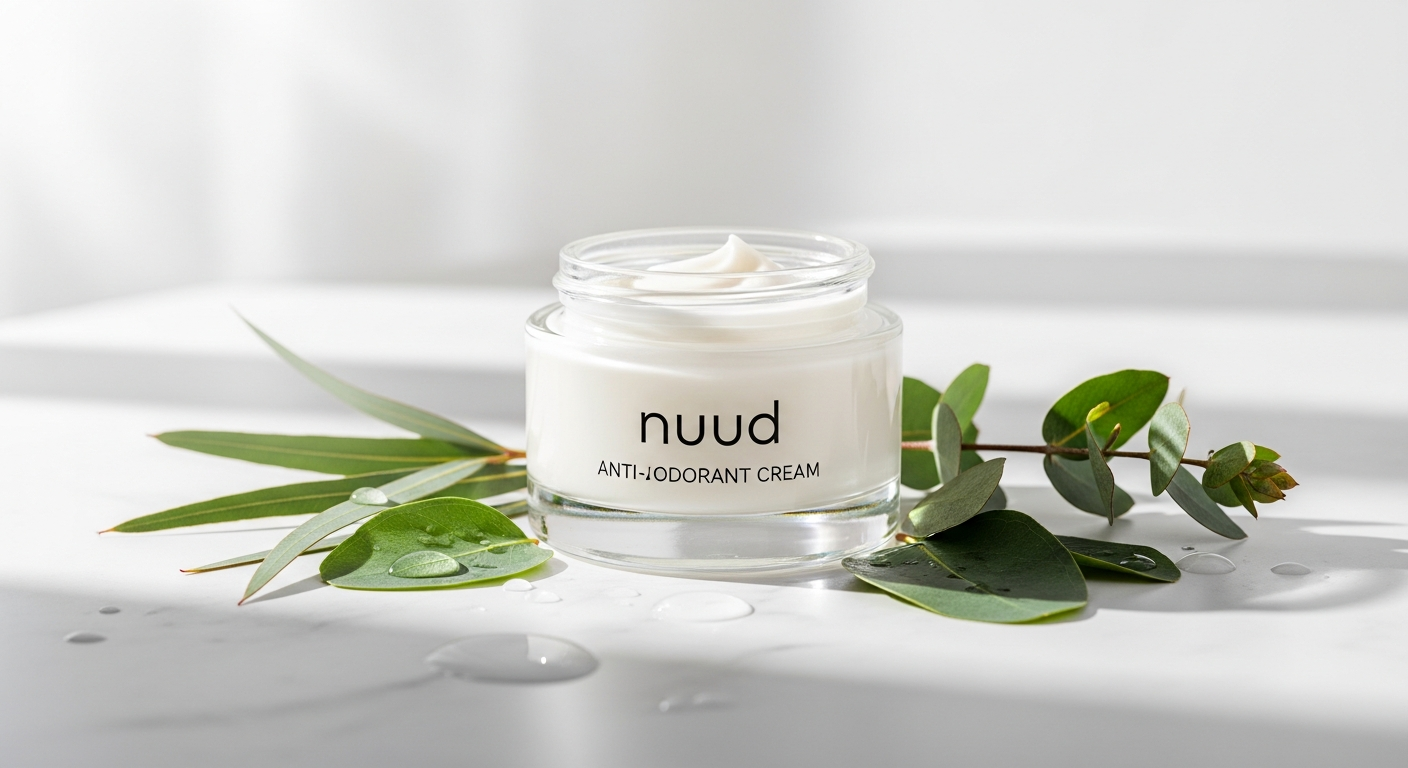 Nuud Anti-Odorant Cream natural odor protection product in eco-friendly packaging