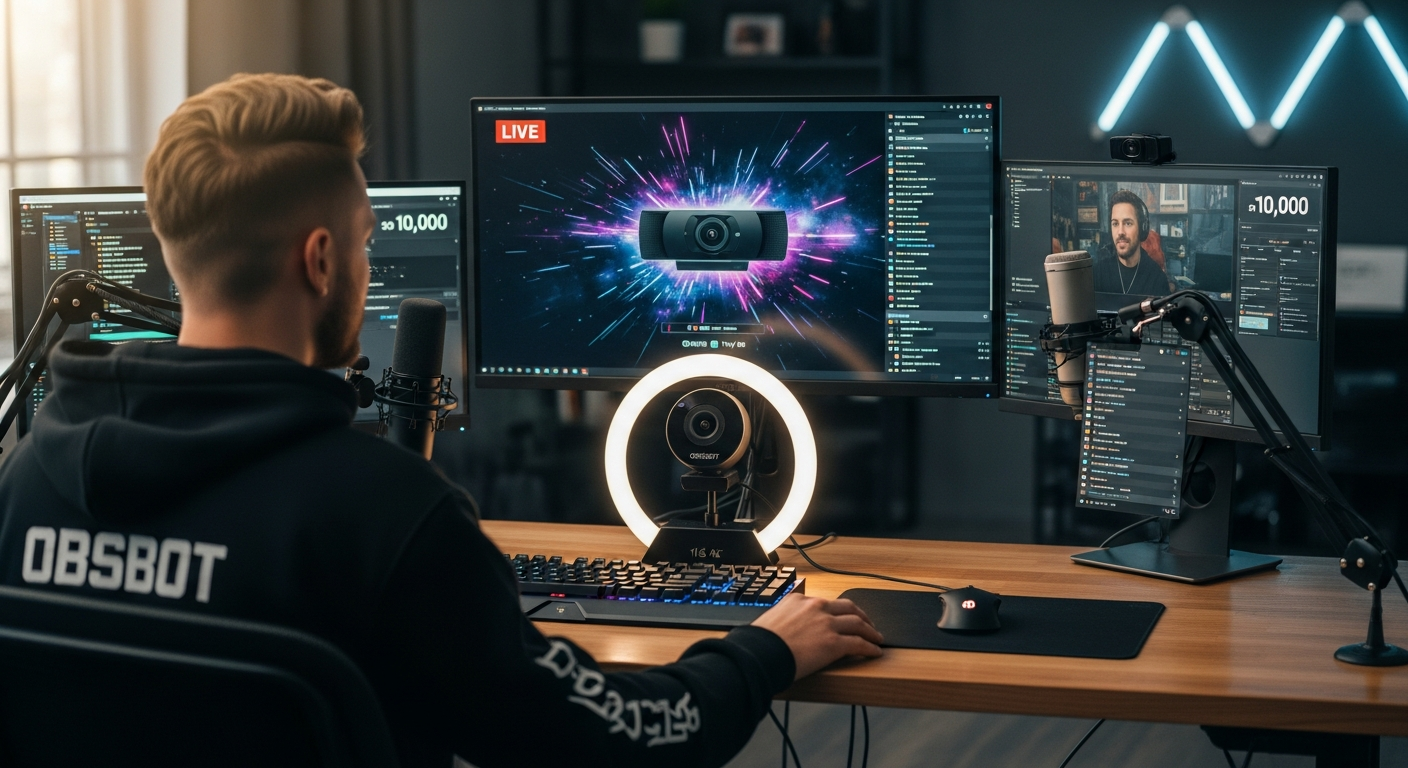 How Livestreamers Are Dominating with the OBSBOT Tiny 2 AI-Powered 4K Webcam