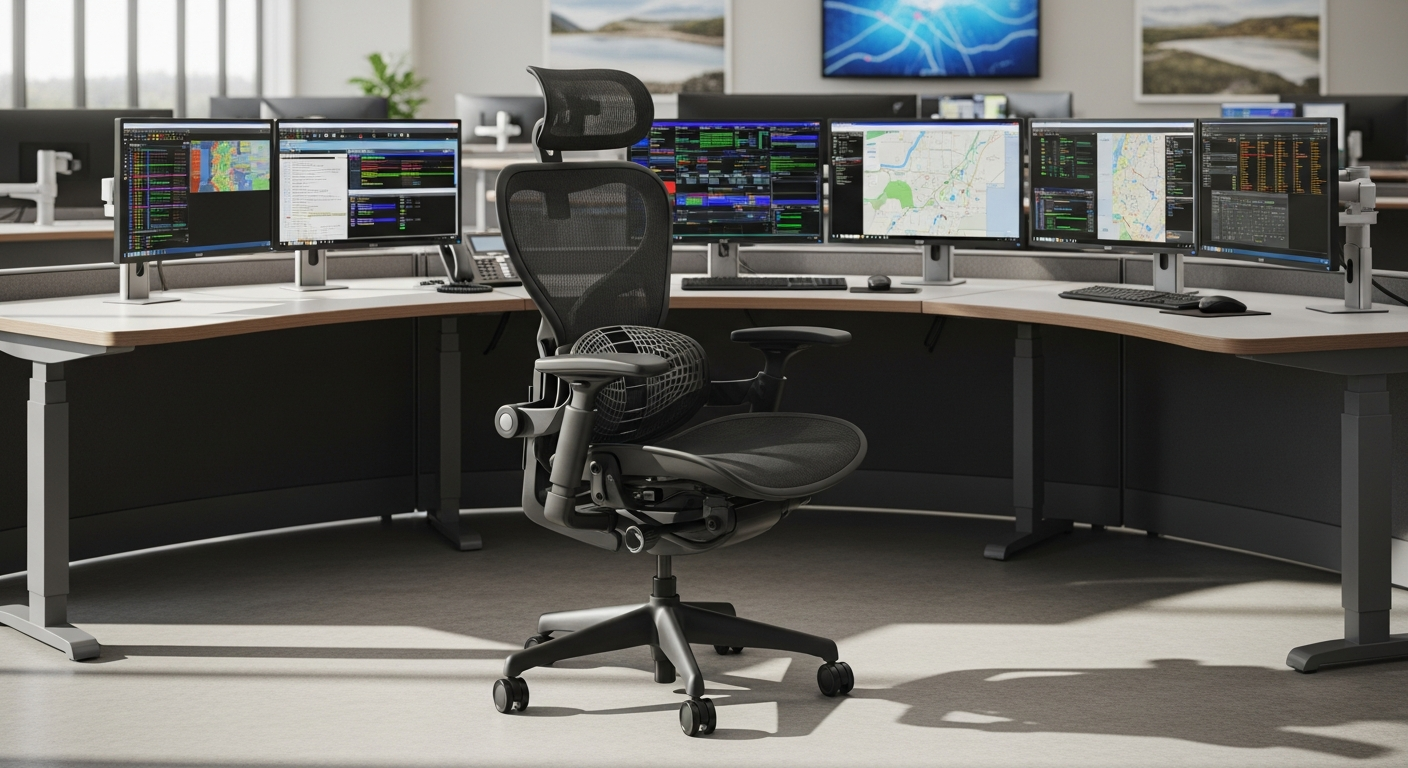 OFM 247 Big & Tall Ergonomic Chair: The Ultimate 24/7 Dispatch Center Seating Solution