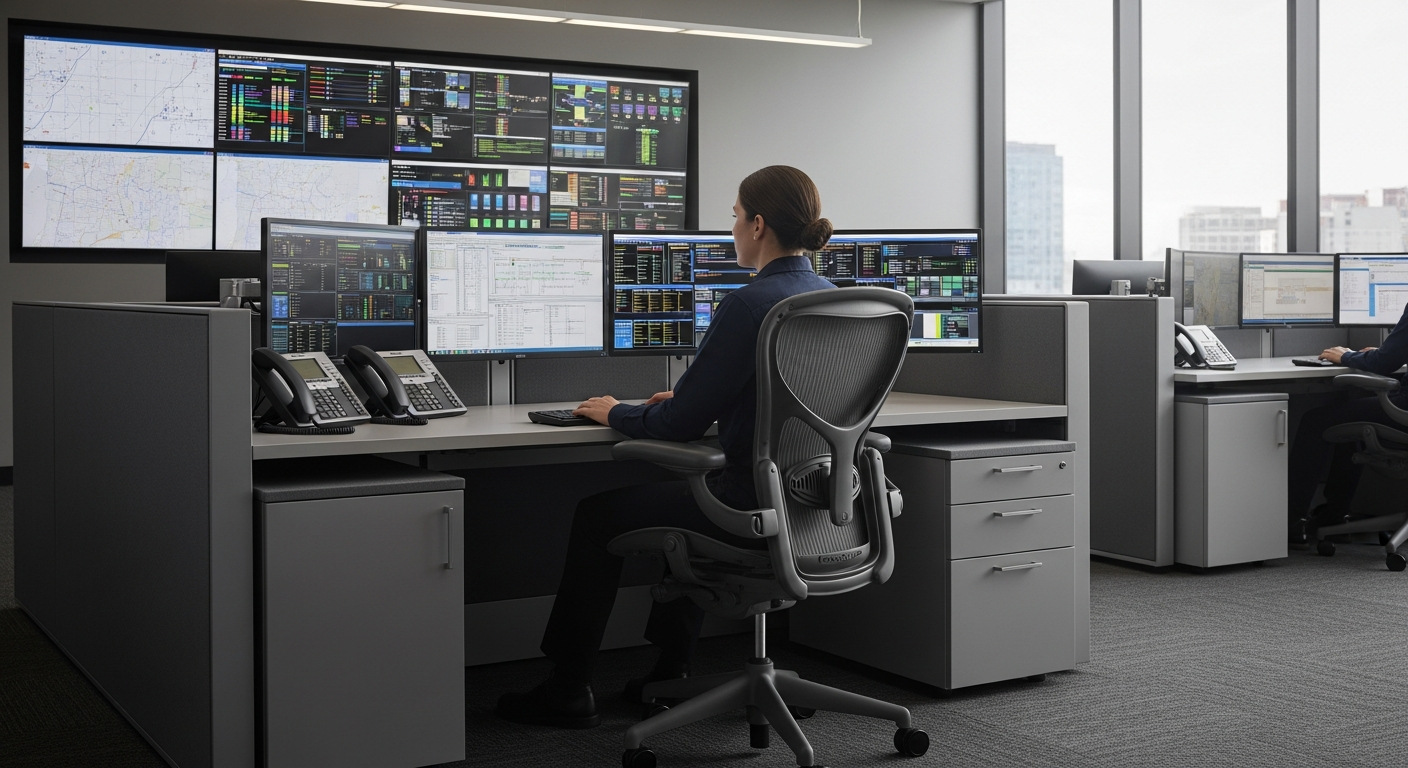 OFM 247 Heavy Duty Ergonomic Task Chair: Ultimate Solution for 24/7 Dispatch Centers