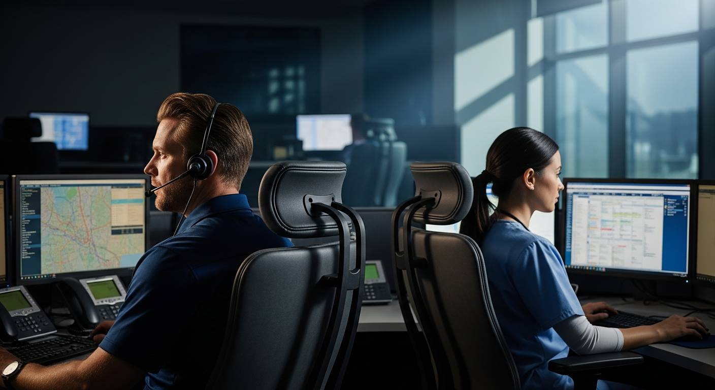 Why Dispatch Centers and Hospitals Choose the OFM 24/7 Heavy Duty Office Chair for Non-Stop Operations