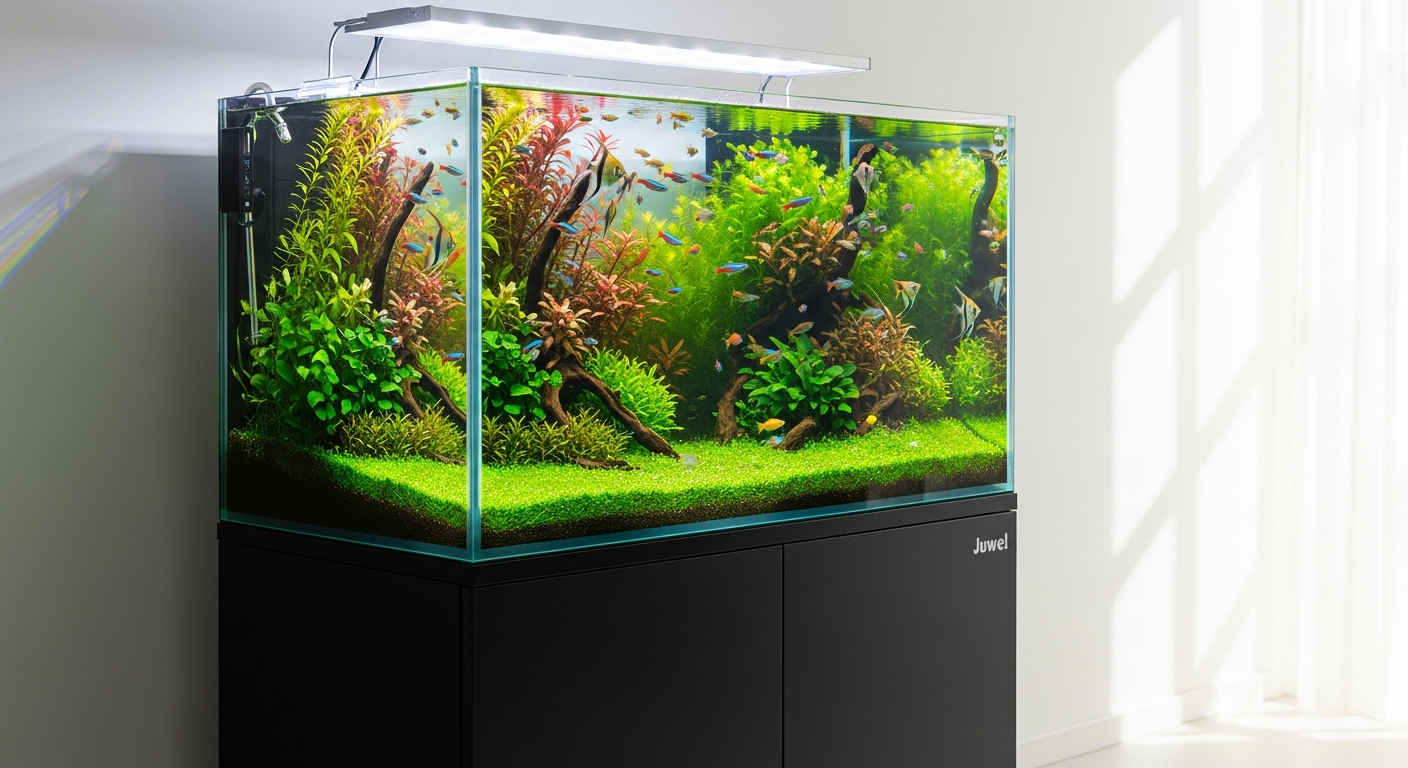 Juwel Rio 240 LED Aquarium Combination: Complete All-in-One Aquatic Ecosystem Solution