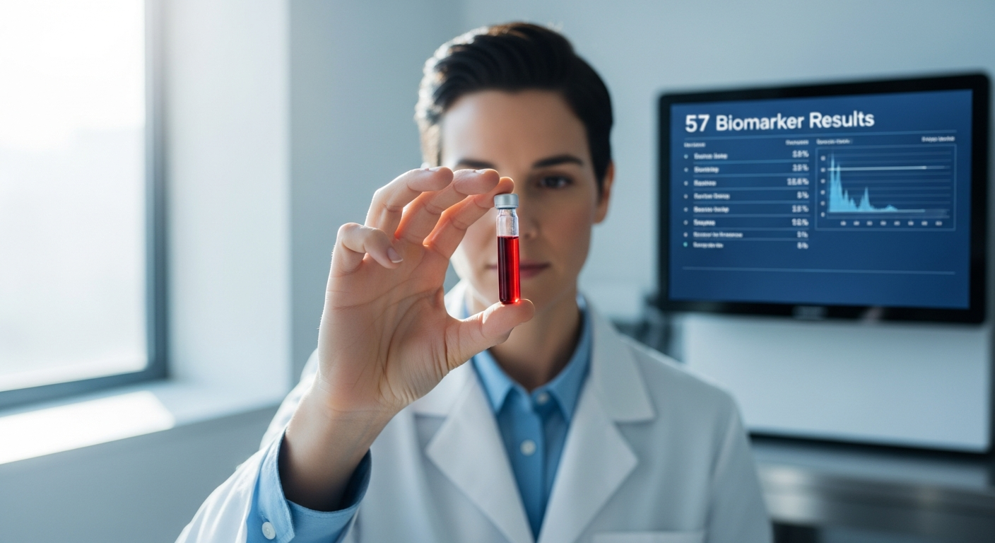 Ultimate Performance Health Check blood test kit with 57 biomarkers analysis and same-day results