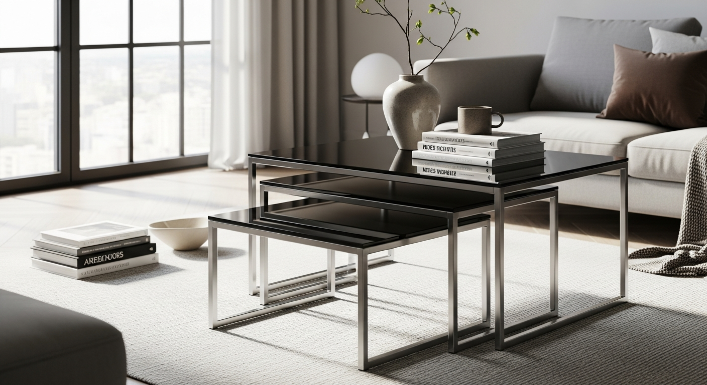 OROA Marquee Nesting Coffee Tables Review: Space-Saving Design for Modern Apartments