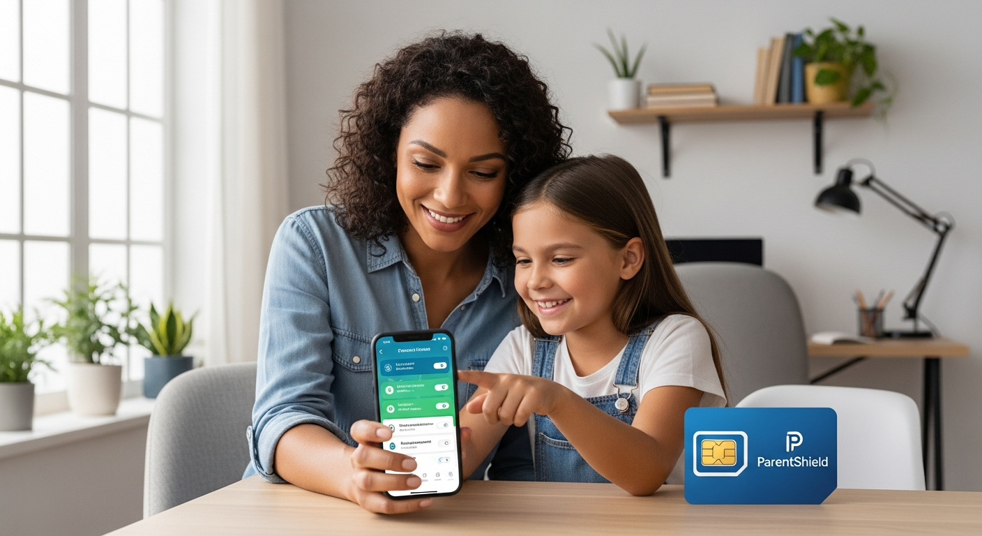 How ParentShield Child-Safe Mobile SIM Card Gives Parents Real Control Without Constant Monitoring