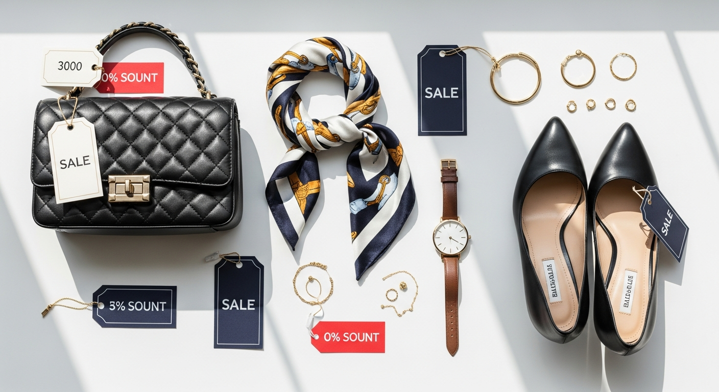 Stylish designer fashion apparel and accessories displayed on Pavidas IT platform