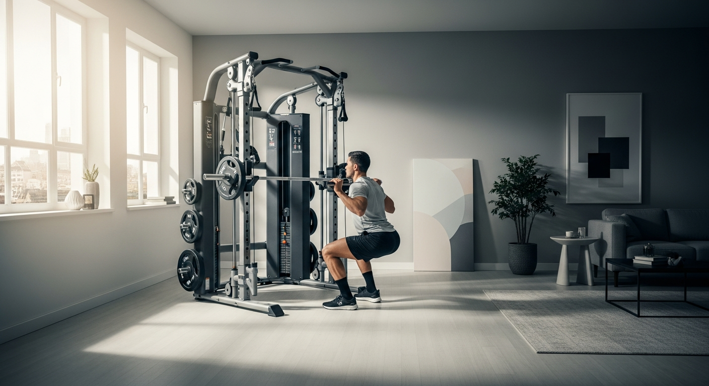 Small Space, Big Results: How the RitFit M1 Multi-Functional Smith Machine Transforms Apartment Workouts