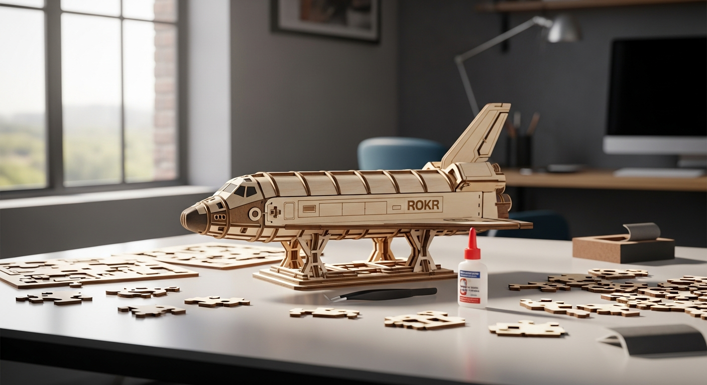 Build Your Own Space Adventure: The ROKR Space Shuttle 3D Puzzle for Advanced Builders