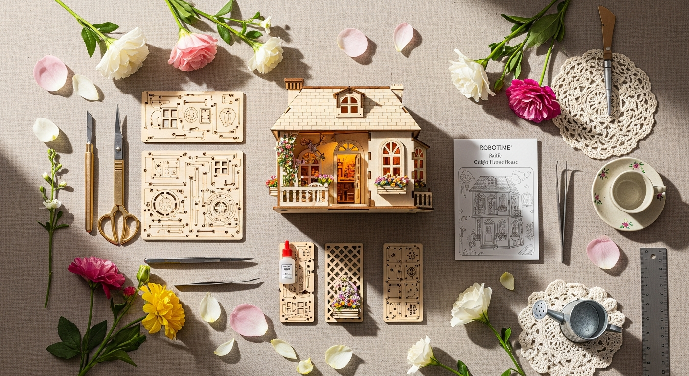 Transform Your Space: Building the Rolife Cathy’s Flower House DIY Miniature Kit for Home Décor