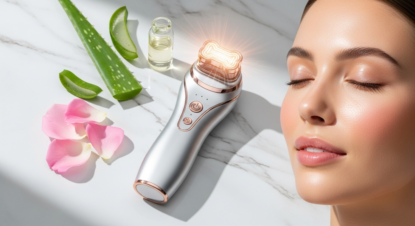 ReGlow Micro Infusion System anti-aging device with stem cell and exosome technology for skin rejuvenation