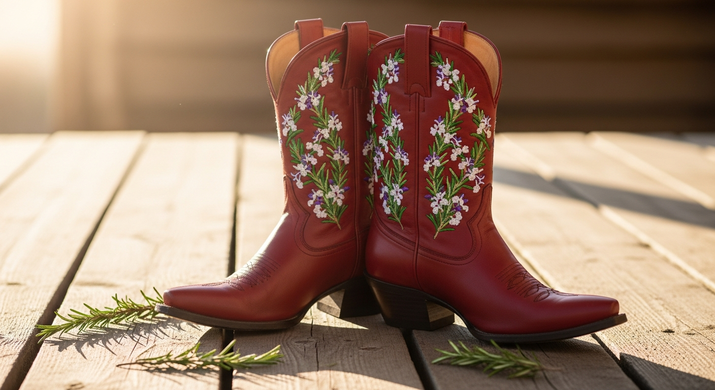 Redtop Rosemary Embroidered Cowgirl Boots for Festival Season: Budget-Friendly Western Boots 2026