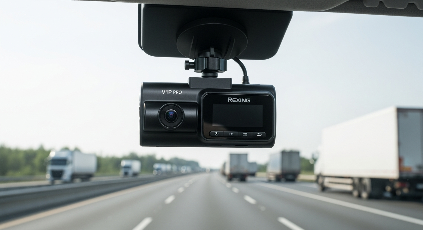 Rexing V1P Pro Dual Dash Cam for Commercial Drivers: Fleet Safety on a Budget