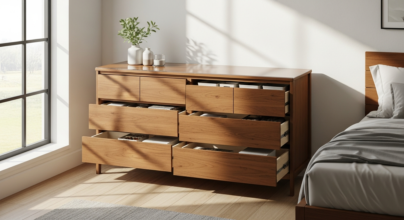 How to Maximize Storage Space: The Riverside Furniture Davie 6-Drawer Dresser for Small Bedrooms