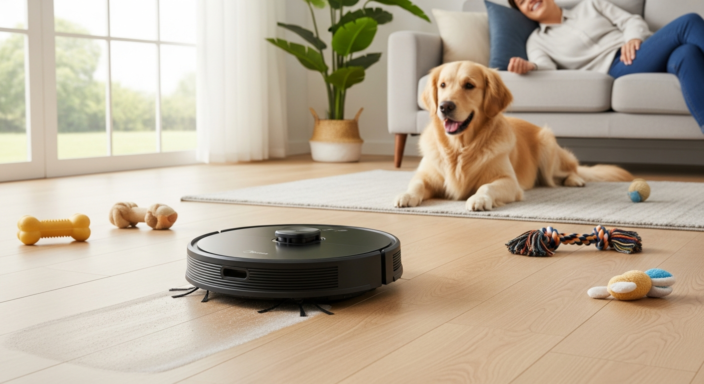 Pet Owners’ Guide to the Midea V12 Robot Vacuum Mop Cleaner: Tackling Hair, Odors & Mess