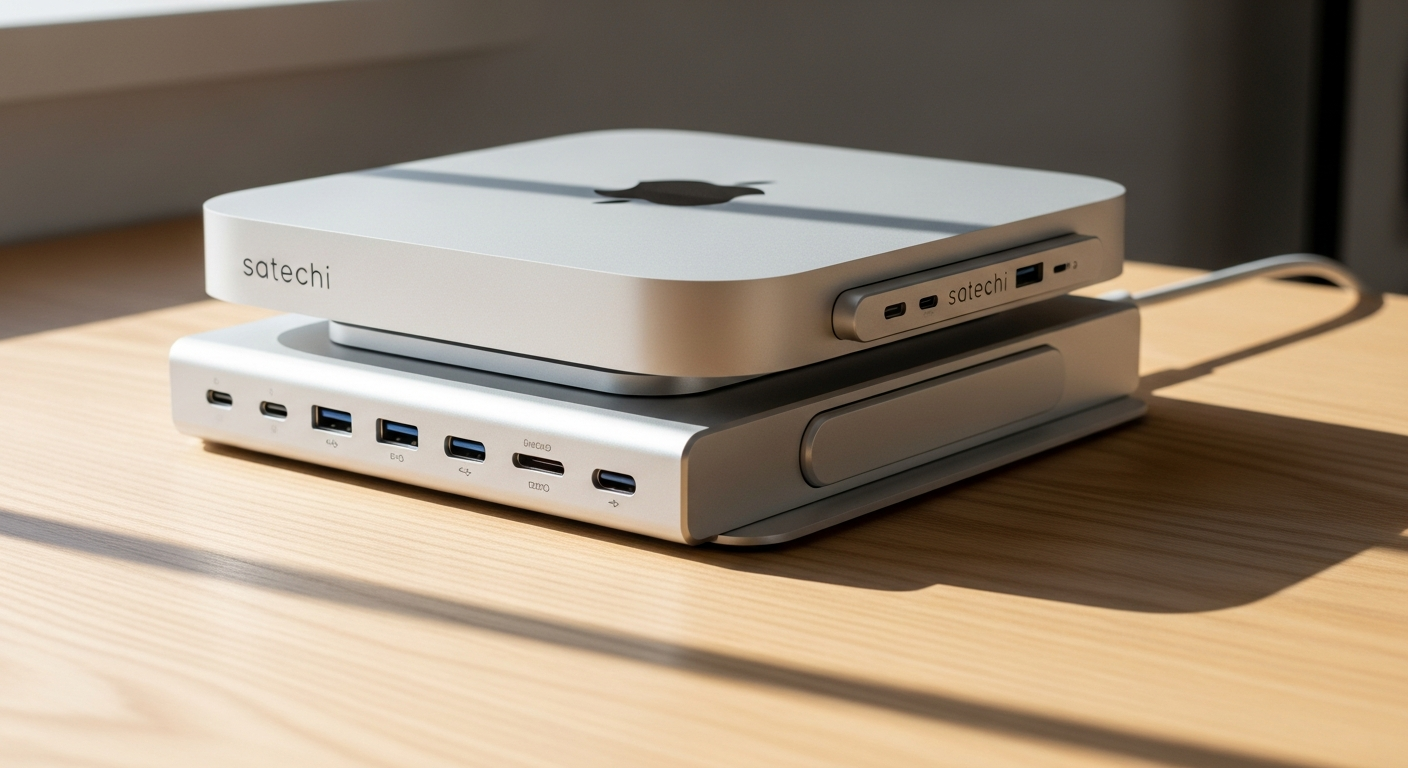 Satechi Mac Mini Stand Hub with SSD Enclosure: Complete Guide to Ports, Storage & Performance