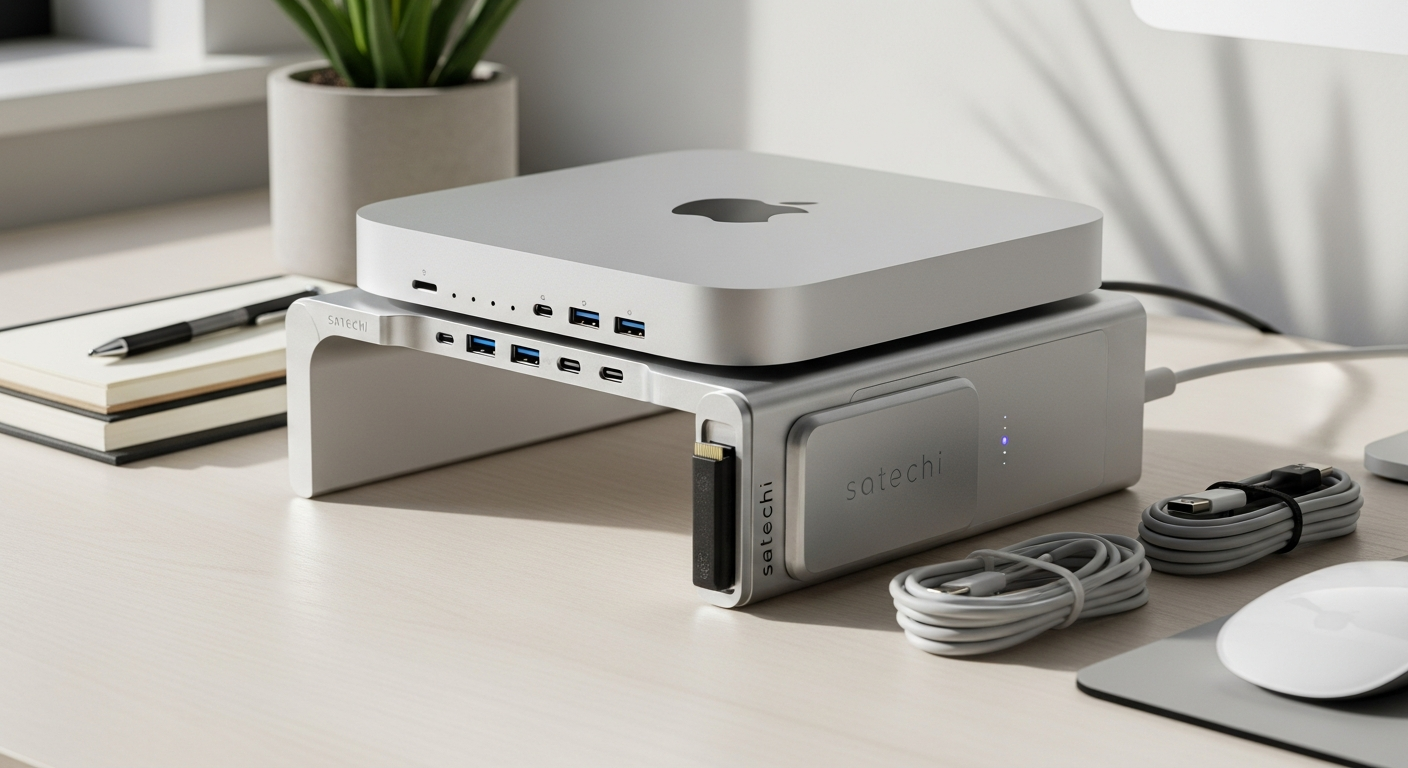Satechi Mac Mini Stand Hub SSD Enclosure: Complete Guide to Storage Expansion & Desktop Connectivity