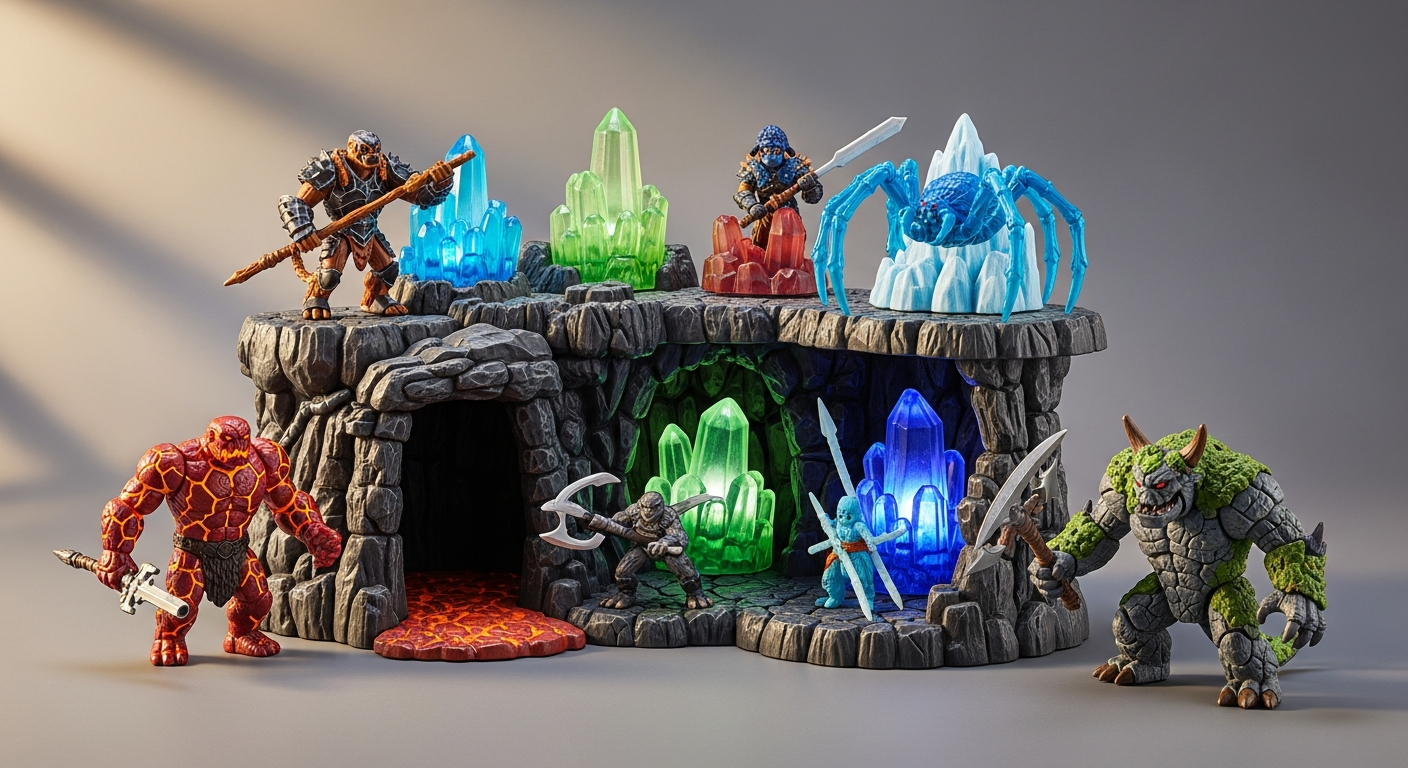 Schleich Eldrador BattleCave Super Crystals: Strategic Fantasy Playset for Ages 7-12 in 2026